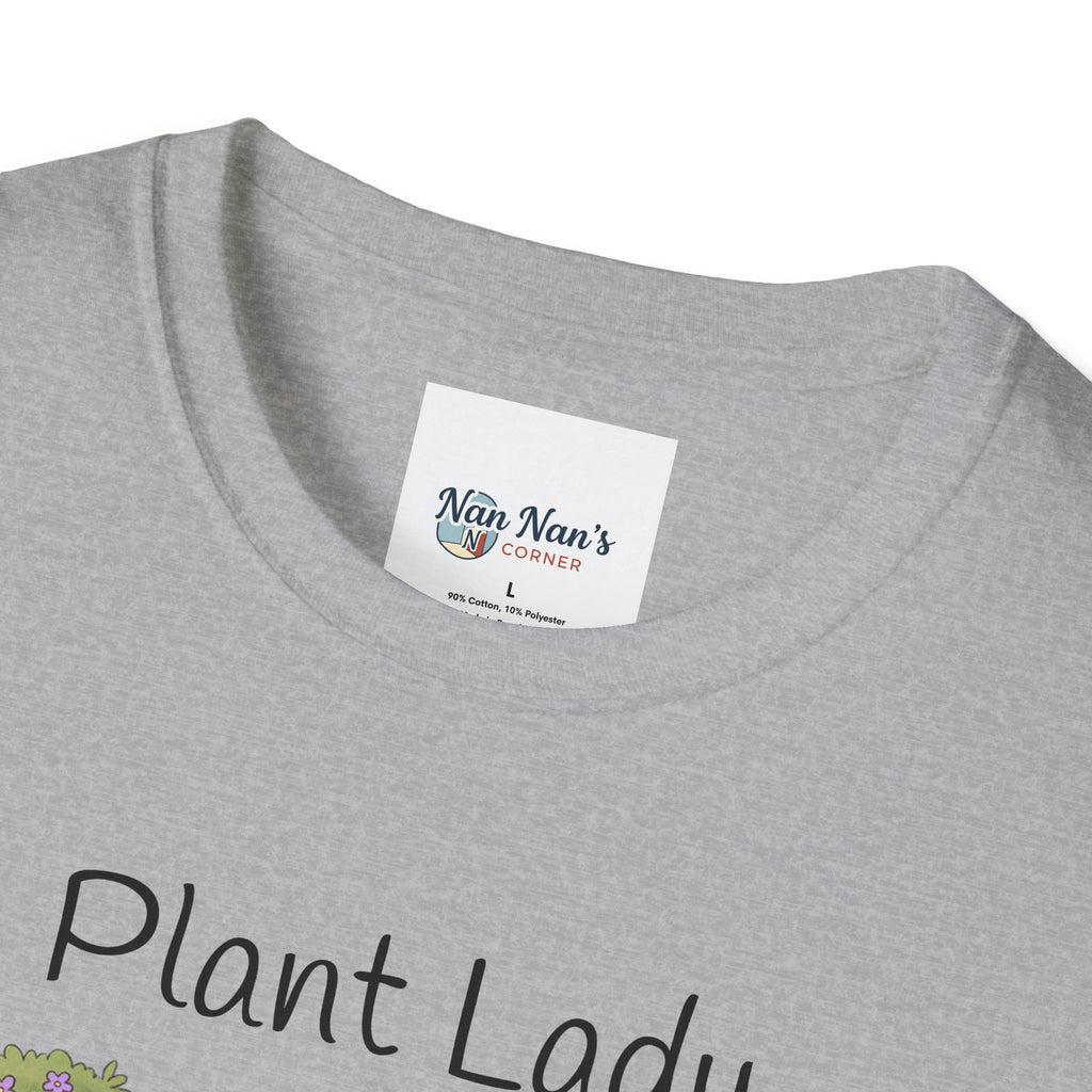 Plant Lady Gardening Unisex Graphic T-Shirt – Funny Plant Mom Cotton Tee