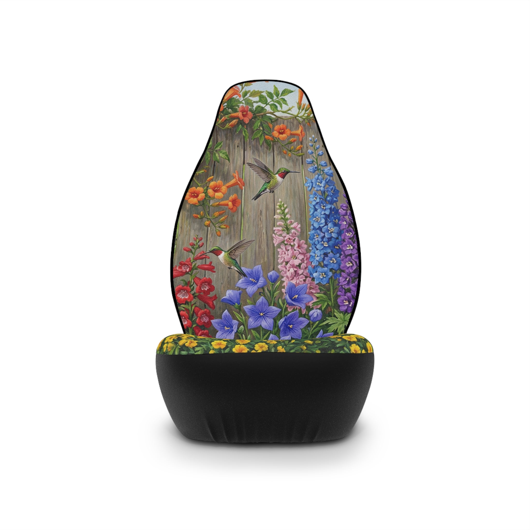 Car Seat Covers /Floral Hummingbird Seat Protector