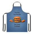 Cheeseburger Illustration Apron | Cooking BBQ Grill Kitchen