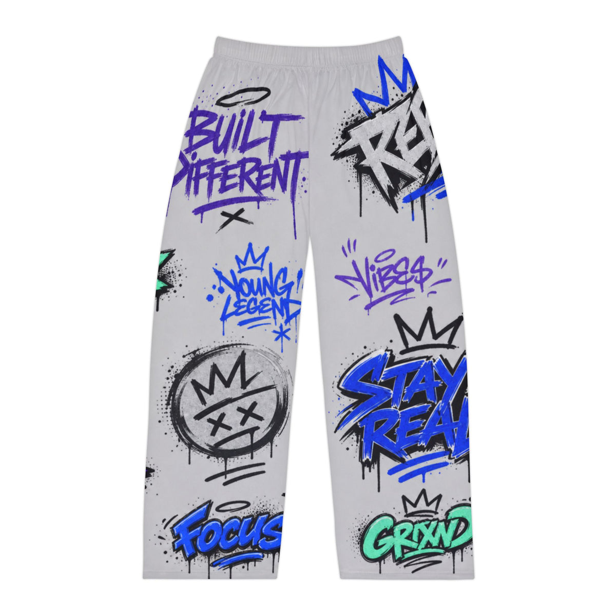 Graffiti Street Art Pajama Pants | Men's All-Over Print
