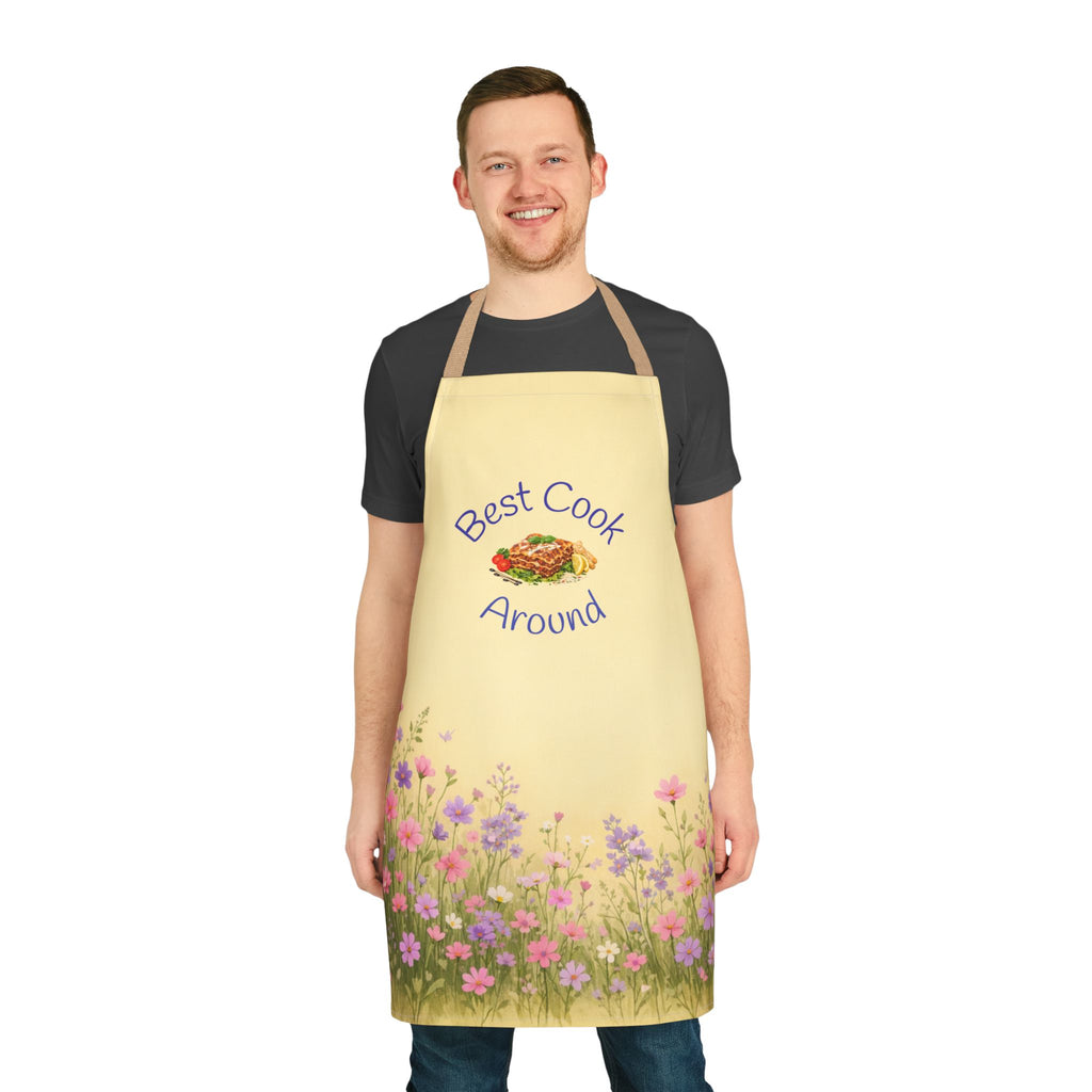 Floral Apron/Best Cook Around / Garden Floral