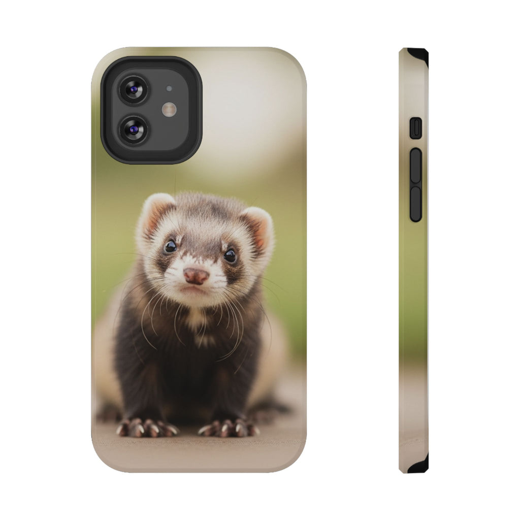 Cute Ferret Portrait Phone Case