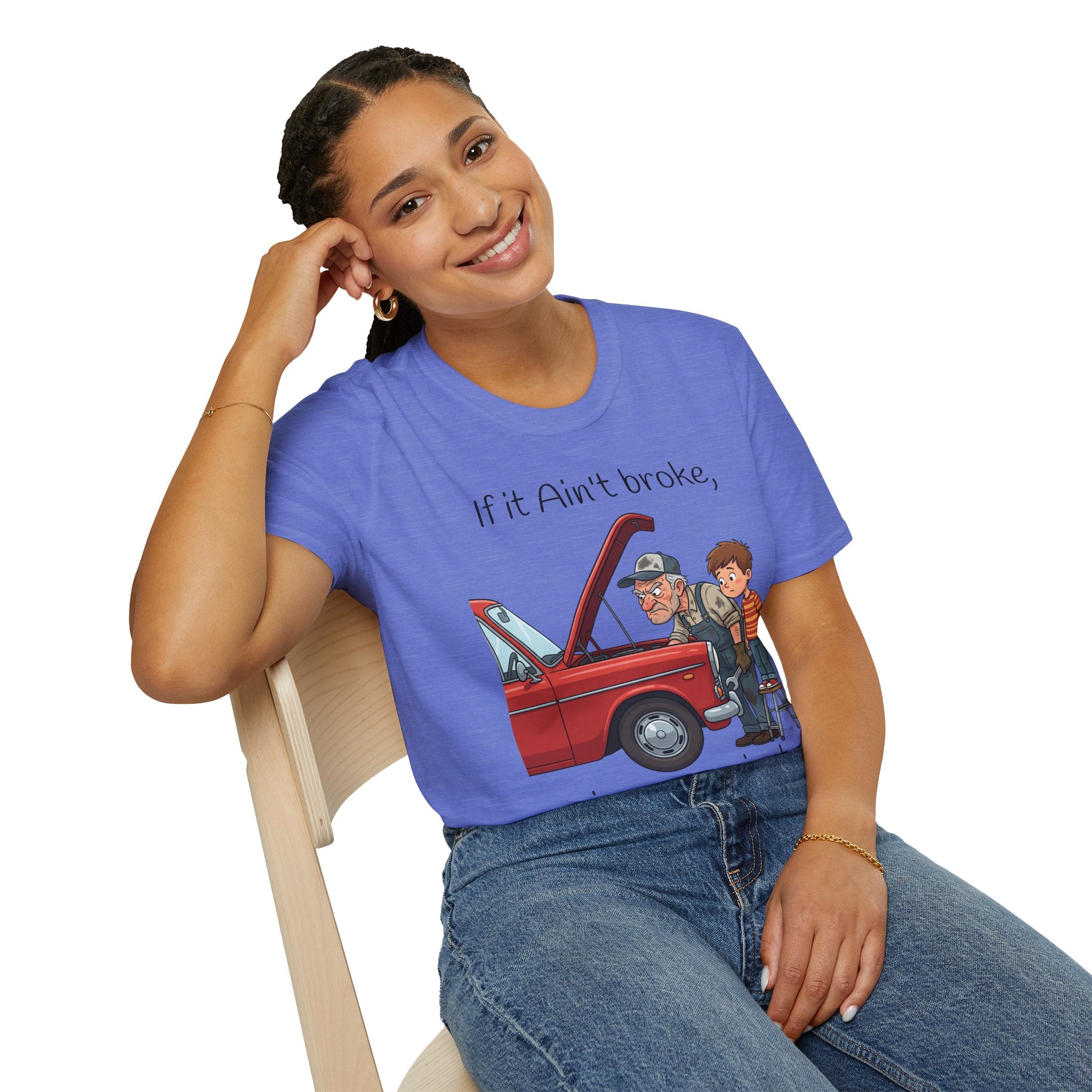 Funny Mechanic Grampa t-shirt/ Vintage Car Repair