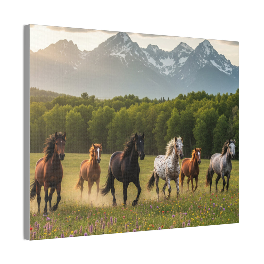 Wild Horses/Canvas Stretched, 0.75"