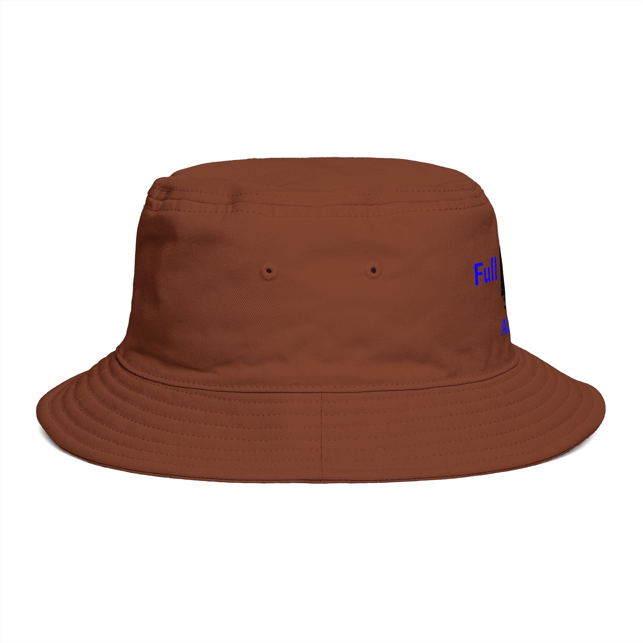 Full Steam Ahead train graphic Bucket Hat | steam locomotive motif