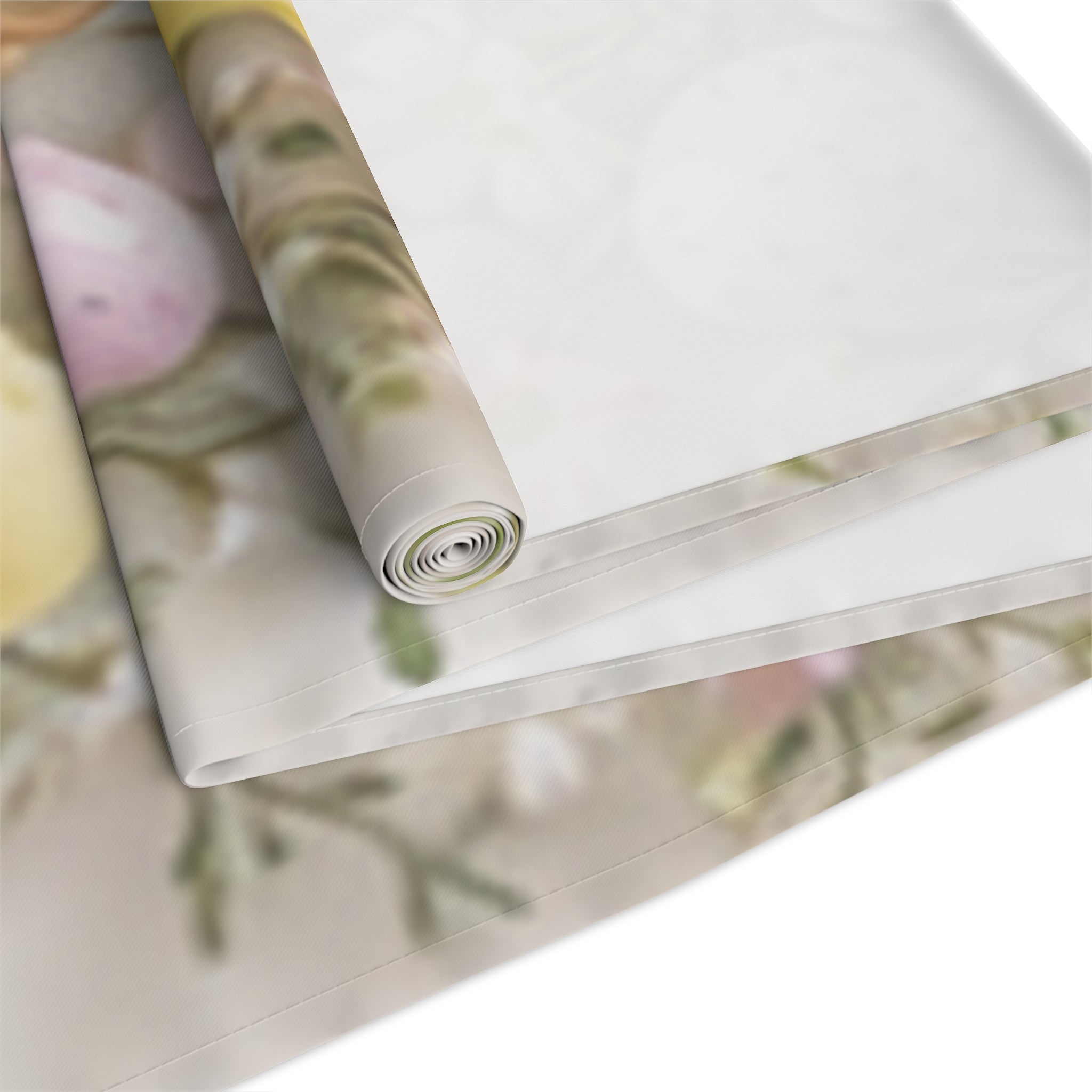 Table Runner Easter Bunny and Pastel Eggs\Spring Floral Cotton