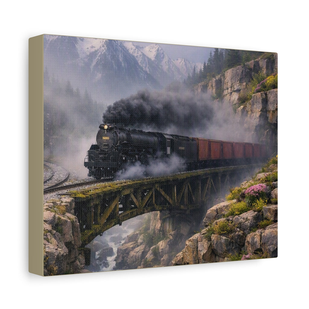 Rails Through the Wilderness/Matte Canvas, Stretched, 1.25"
