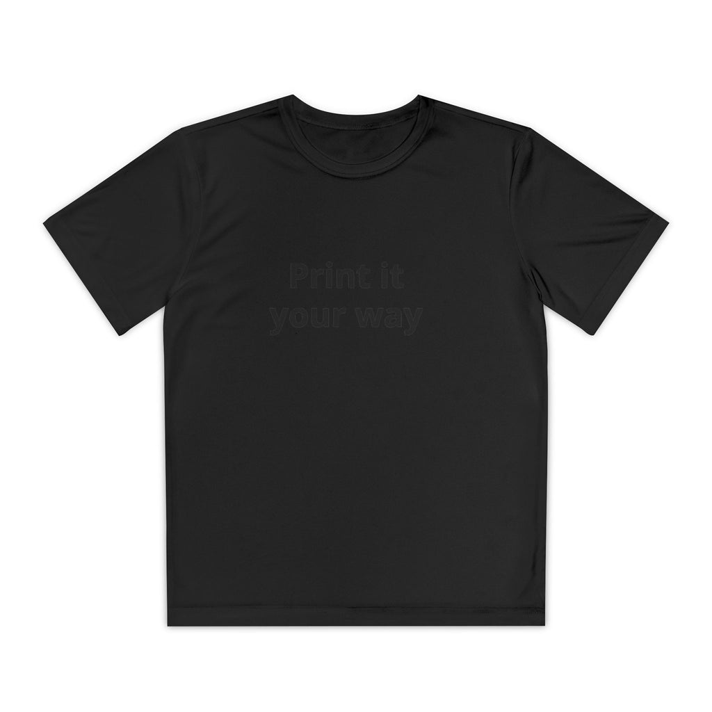 Print it your way Tee | Customizable Youth T-Shirt, Plain White Kids Tee