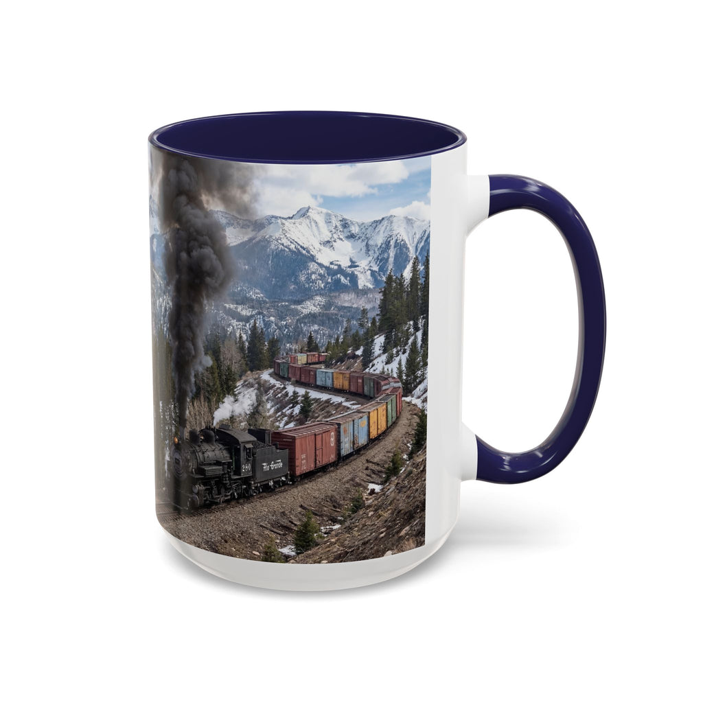 Accent Coffee Mug (11, 15oz)/Steam Train