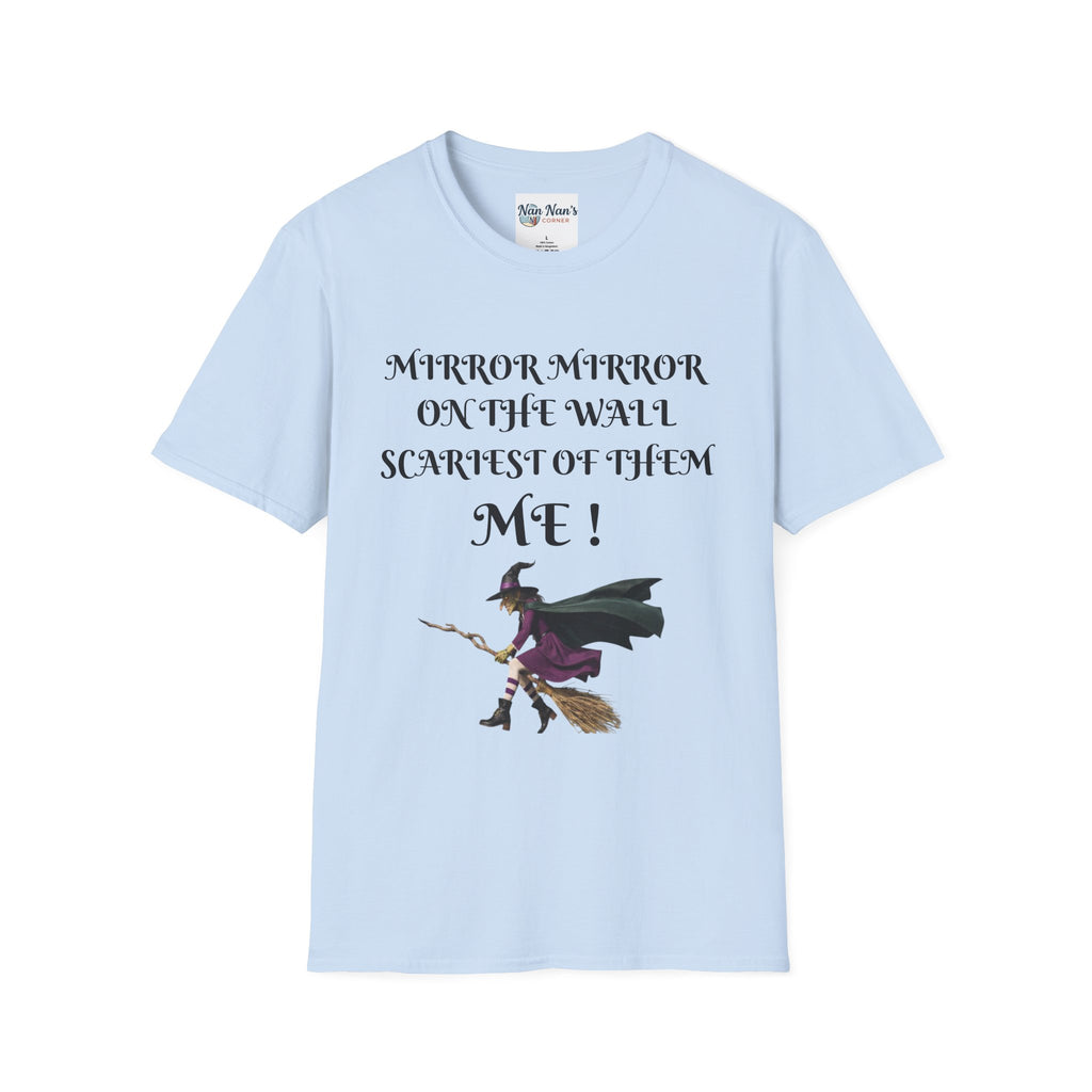 Mirror Mirror on the Wall Witch Illustration T-Shirt
