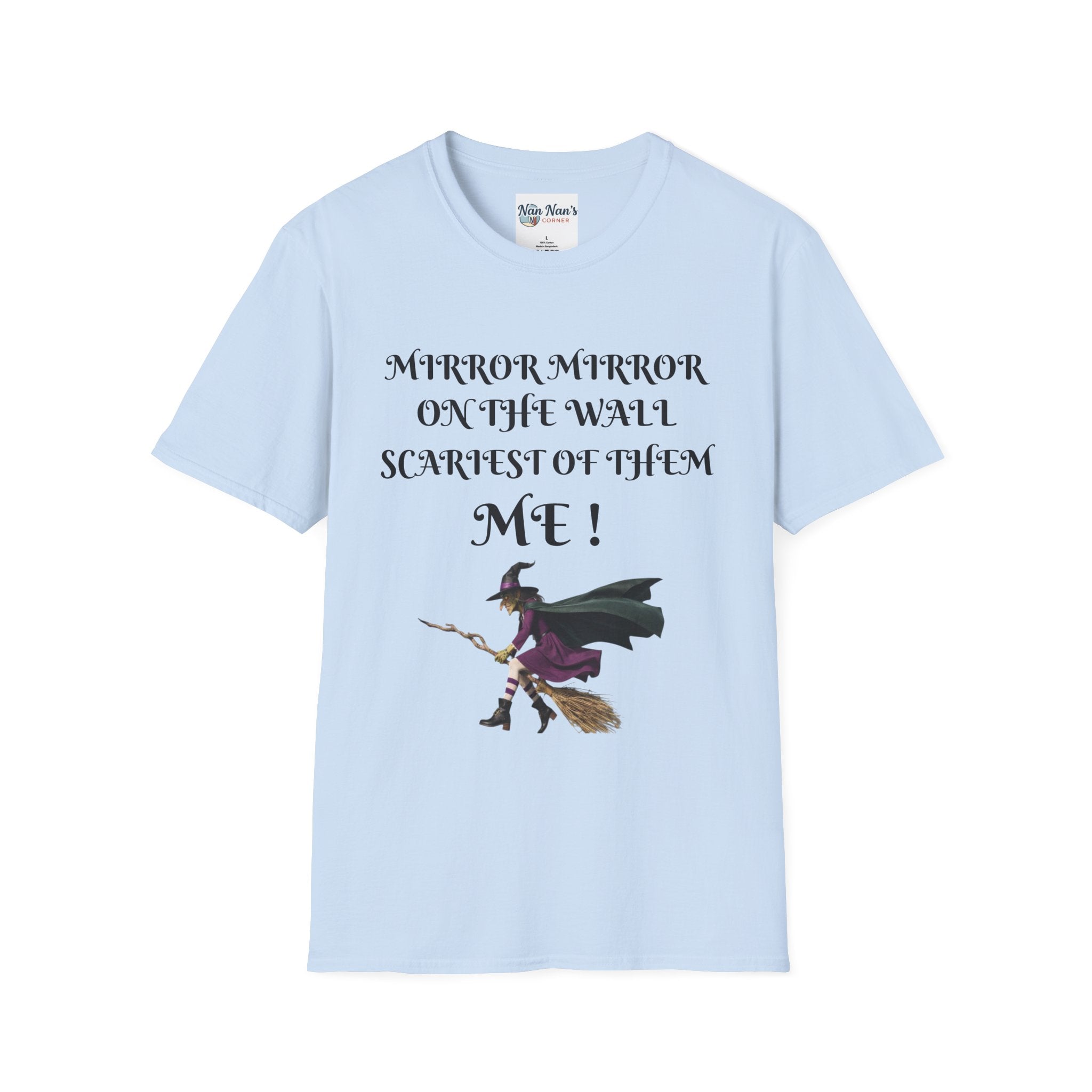Mirror Mirror on the Wall Witch Illustration T-Shirt