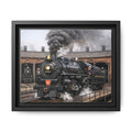 Framed Steam Train/Matte Canvas60 (Multi-color)