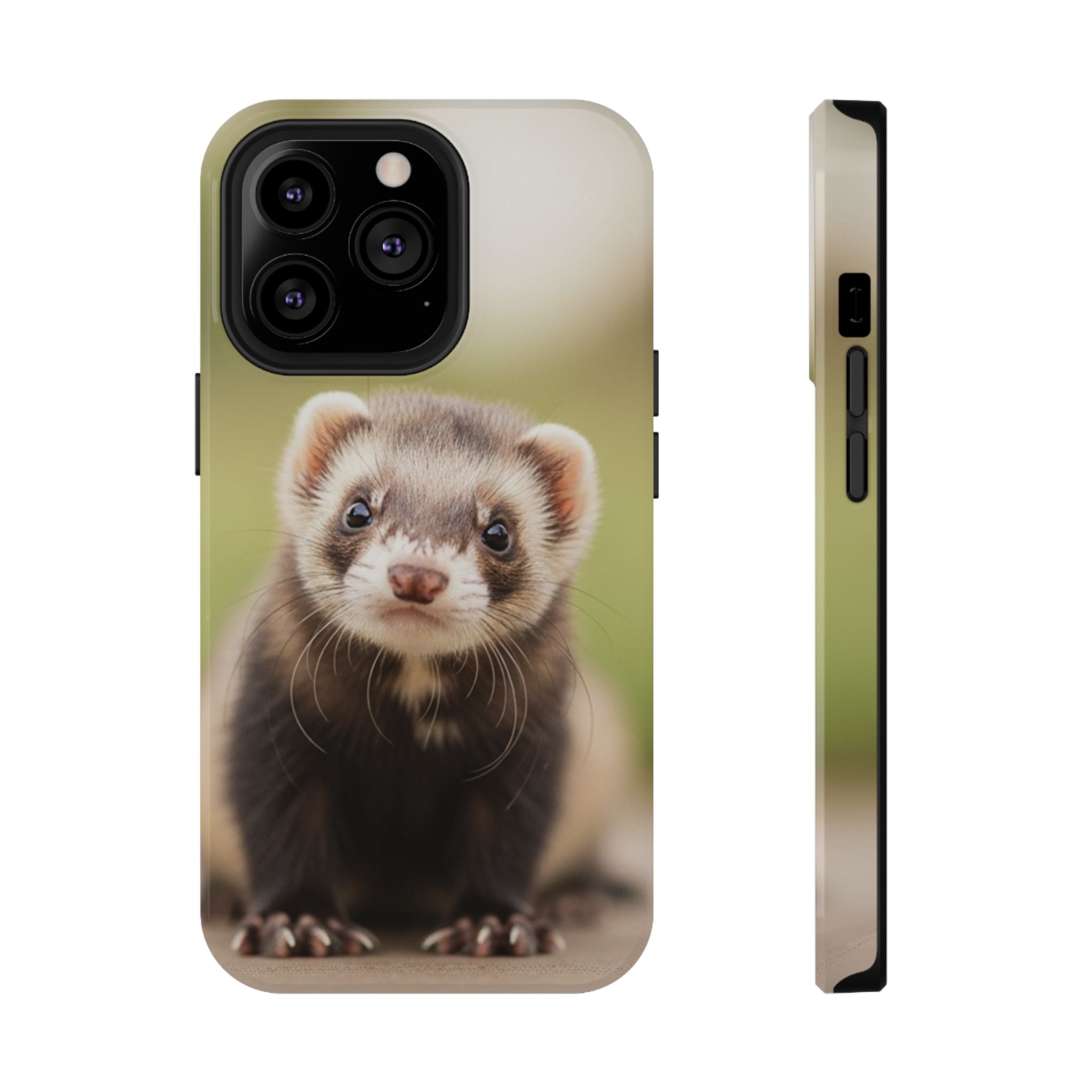 Cute Ferret Portrait Phone Case