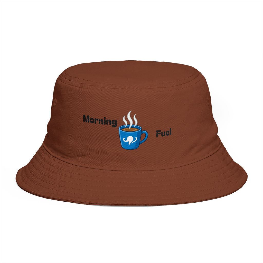 Morning Fuel Coffee Cup Bucket Hat | Steaming Coffee Graphic