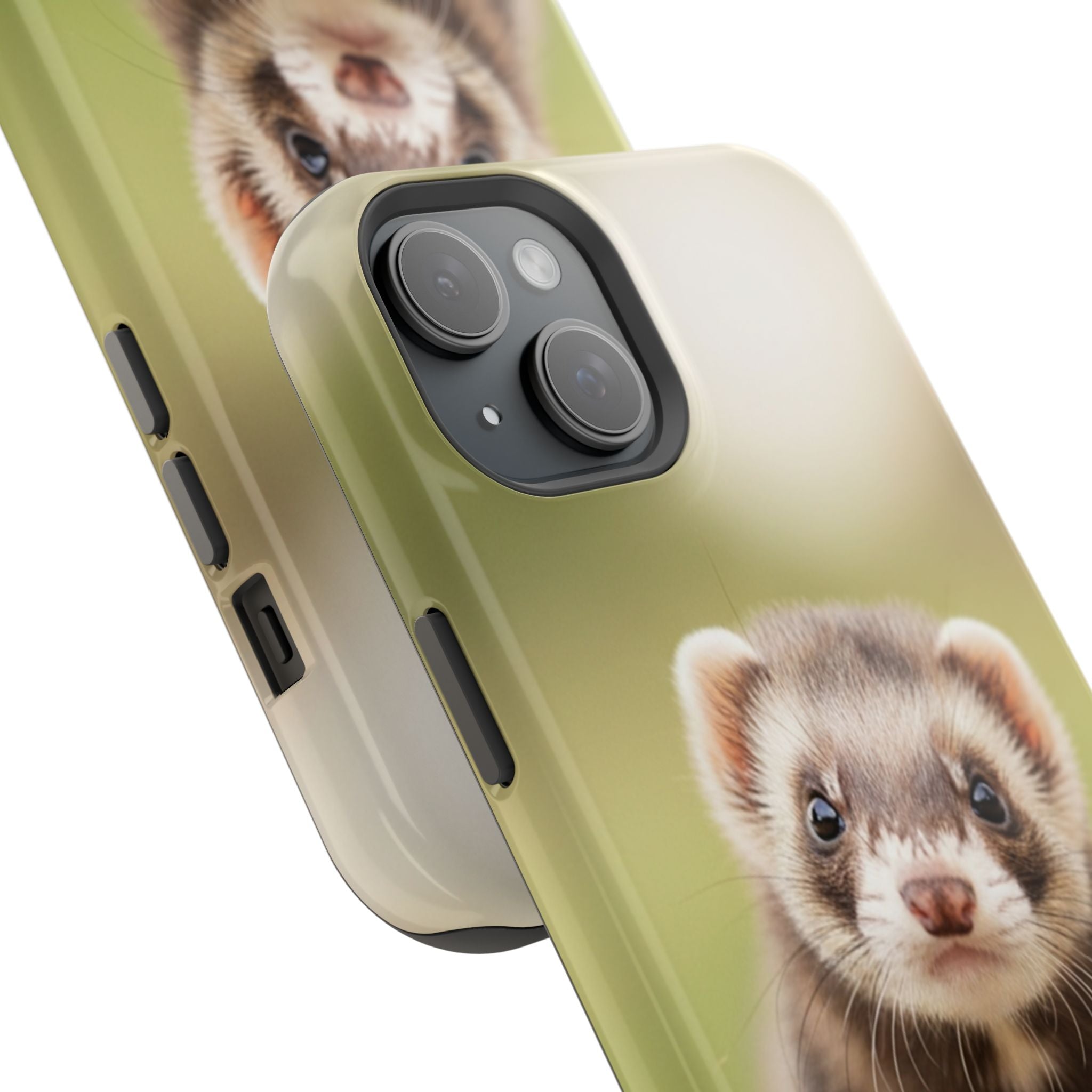 Cute Ferret Portrait Phone Case