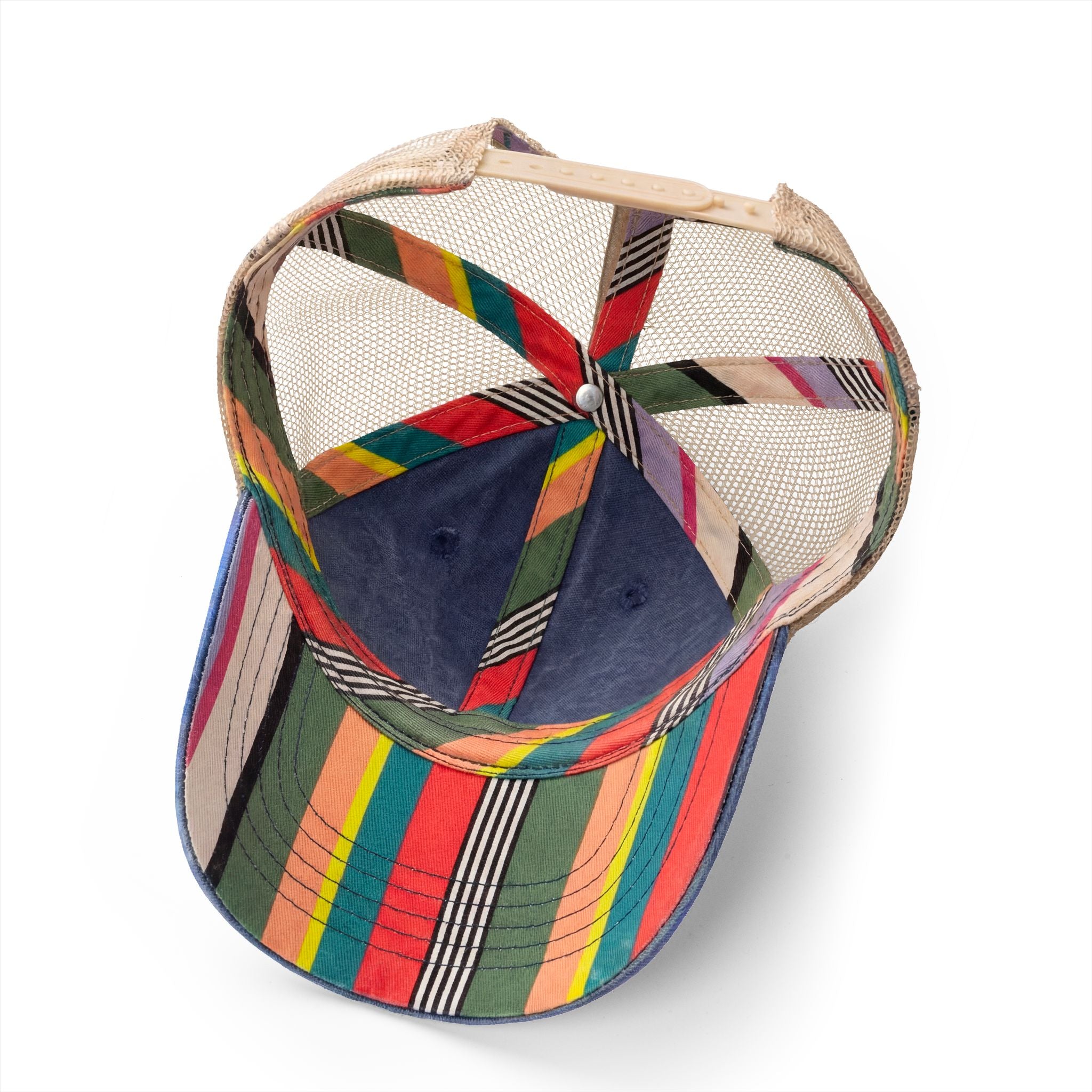 Women's Washed Mesh-Back Cap/Rose Compass