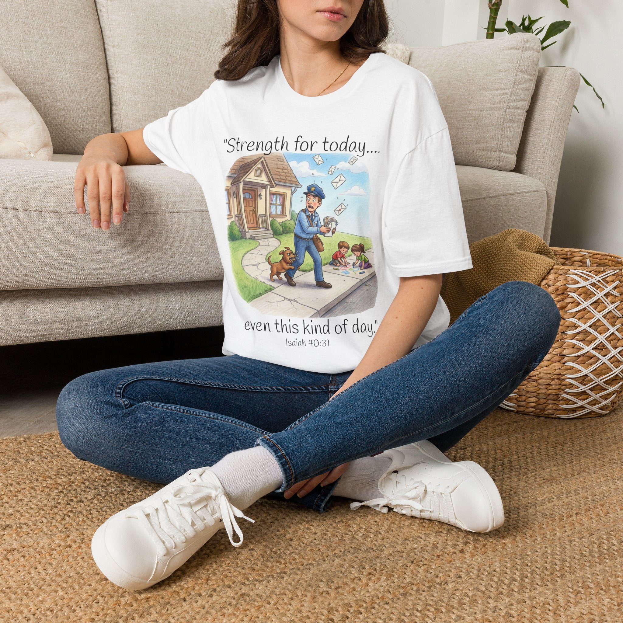 T-Shirt Postal Mail Carrier / Vintage Mailman Illustration Tee