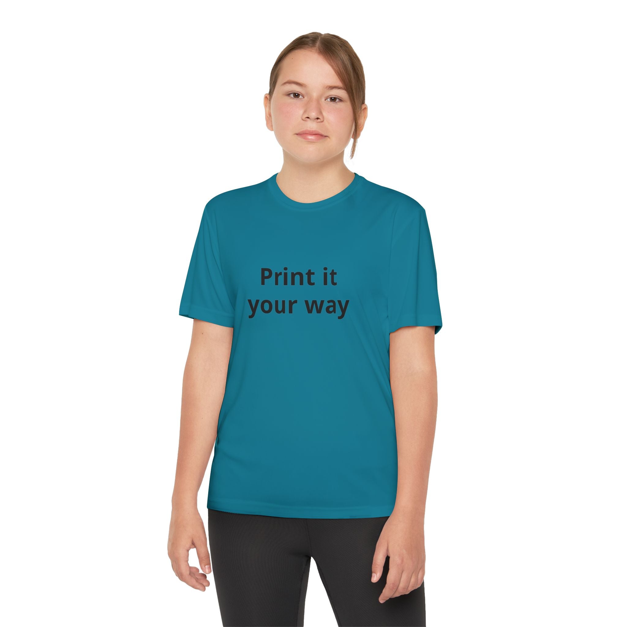Print it your way Tee | Customizable Youth T-Shirt, Plain White Kids Tee