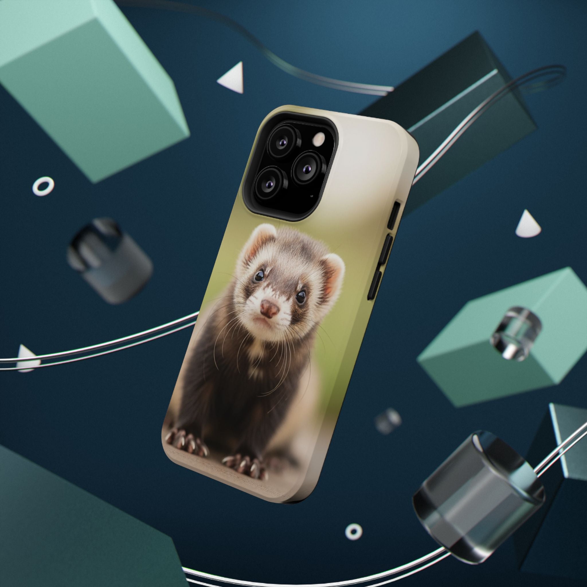 Cute Ferret Portrait Phone Case