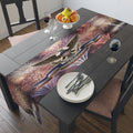 American Eagle with Fireworks Table Runner | Cotton Poly