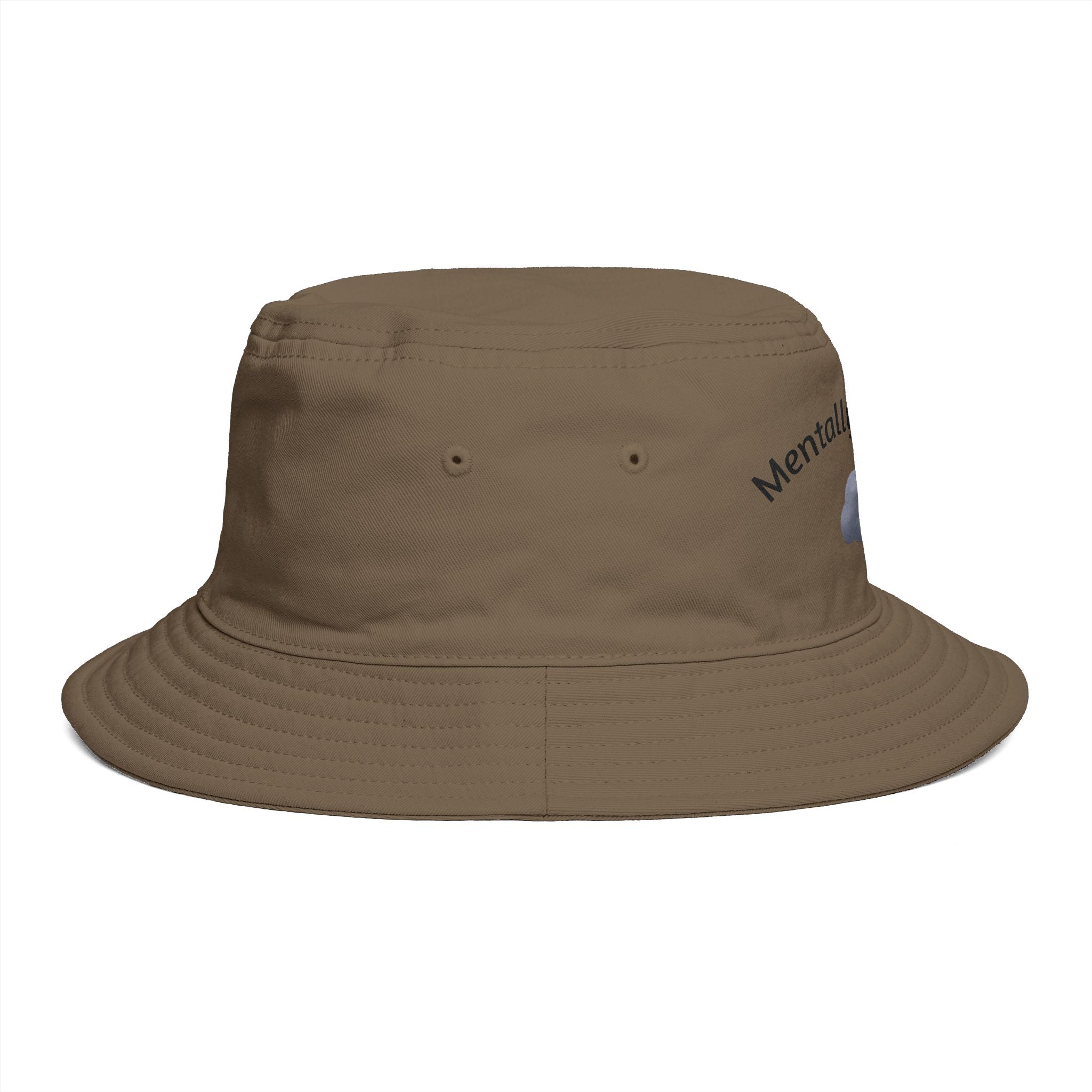 Mentally Offline Cloud Bucket Hat | Sad Cloud Illustration