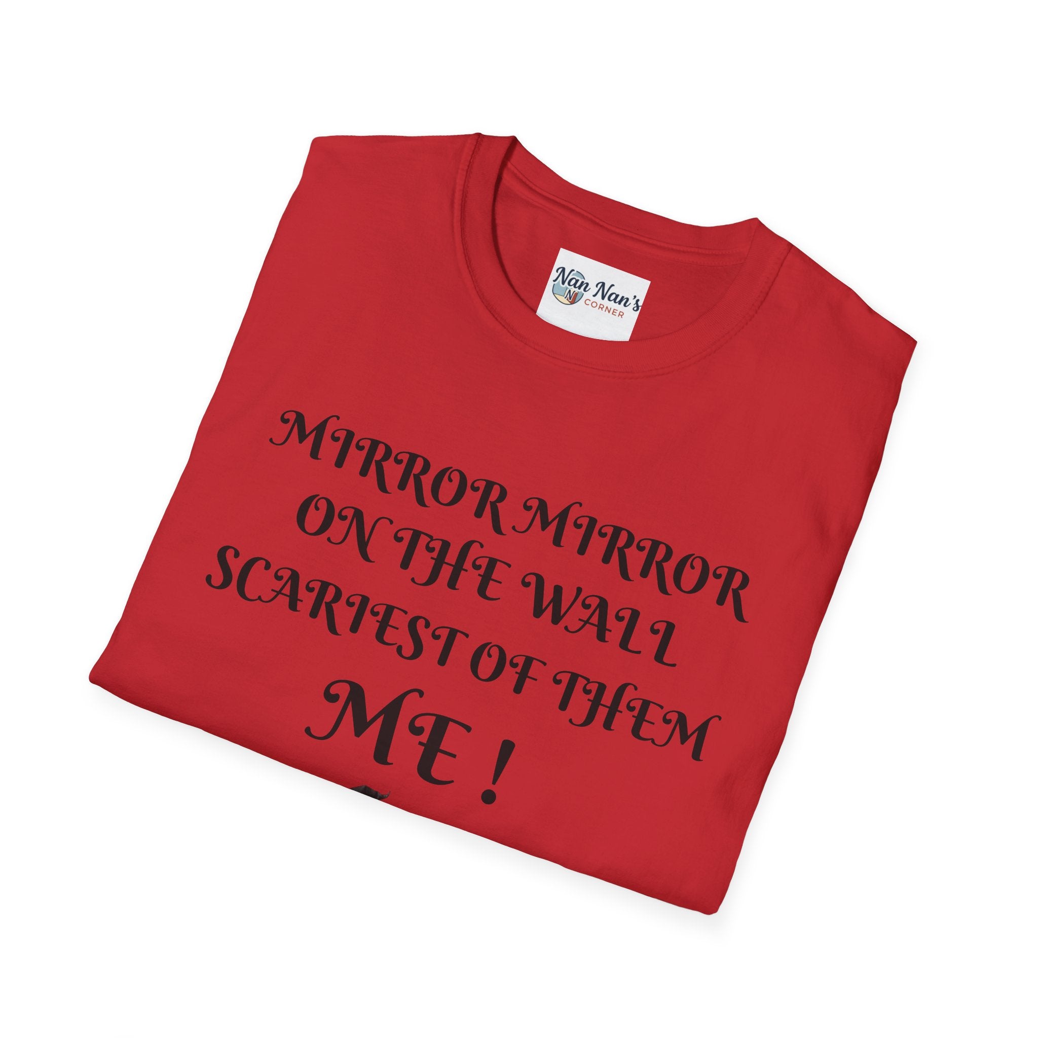 Mirror Mirror on the Wall Witch Illustration T-Shirt