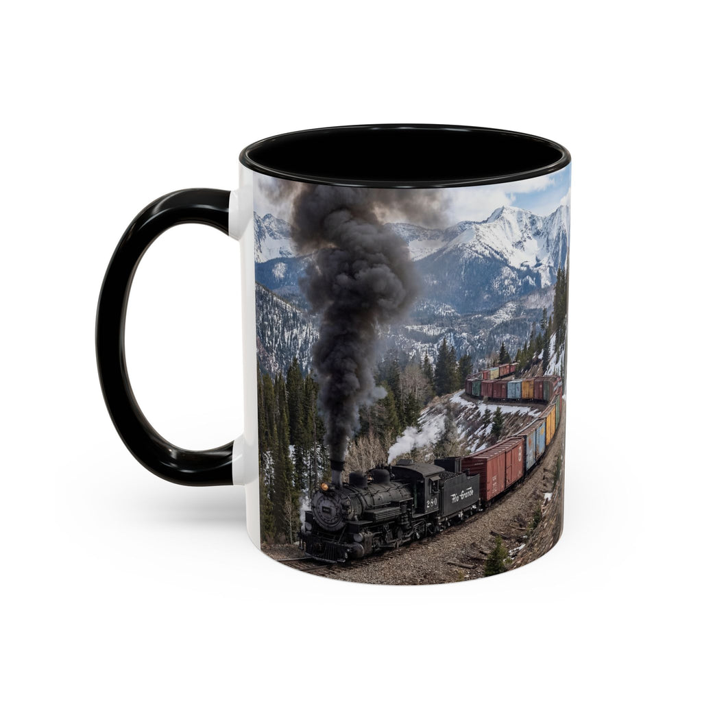 Accent Coffee Mug (11, 15oz)/Steam Train