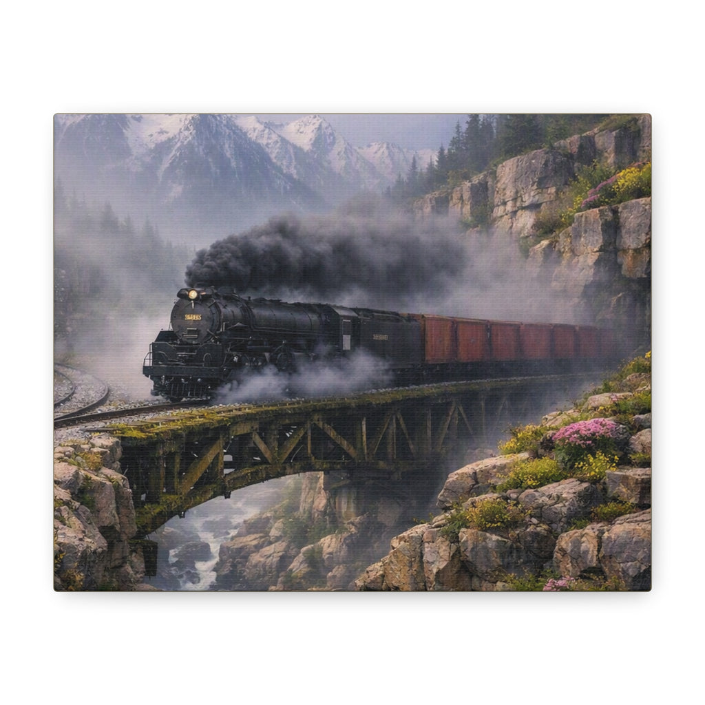Rails Through the Wilderness/Matte Canvas, Stretched, 1.25"
