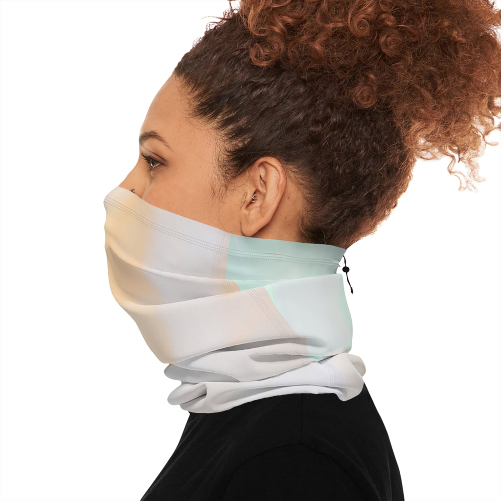 Soft Pastel Marble Neck Gaiter | Winter Neck Scarf