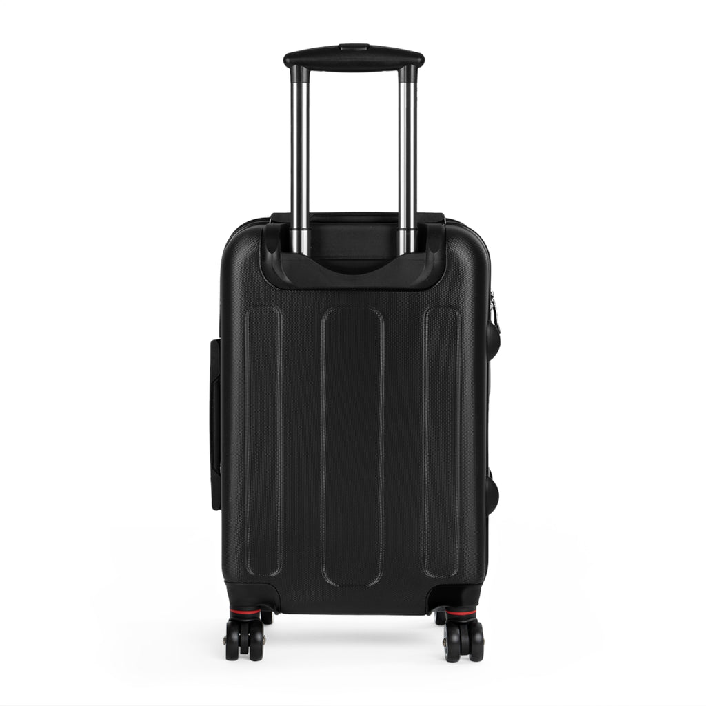 Suitcases/Abstract Swirl / Colorful Red, Blue & Gold Travel Luggage
