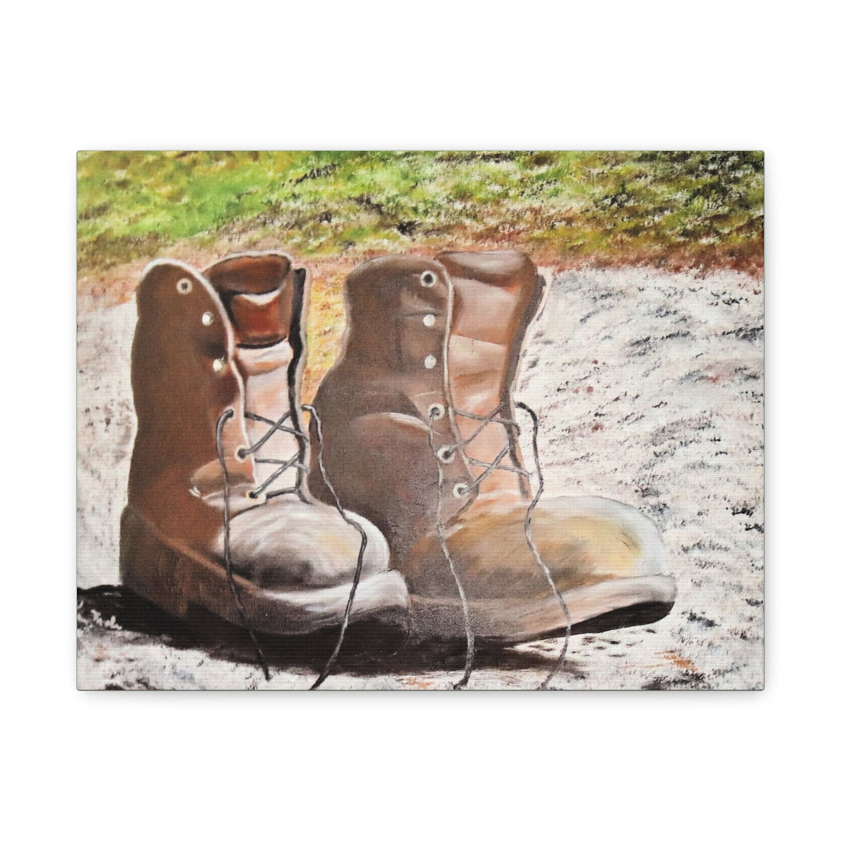 New Leather Boots/ Matte Canvas