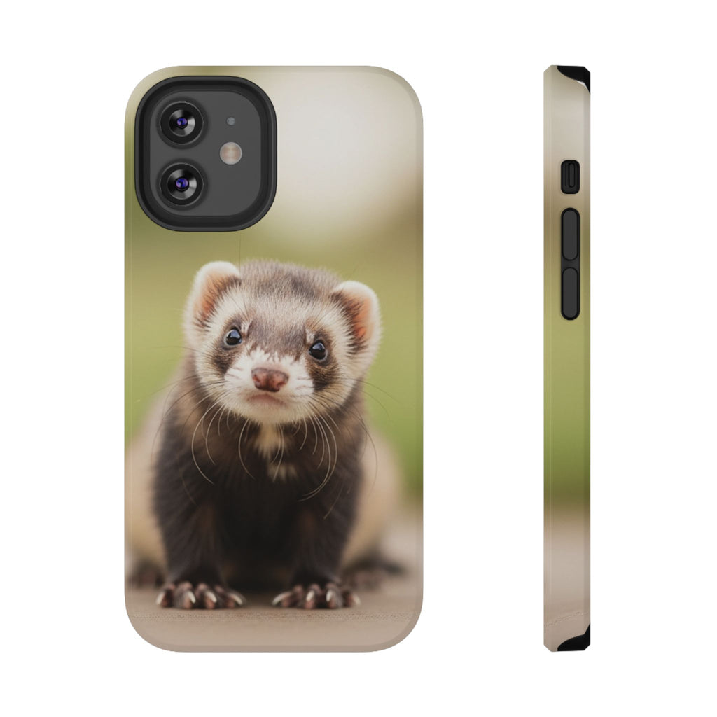 Cute Ferret Portrait Phone Case