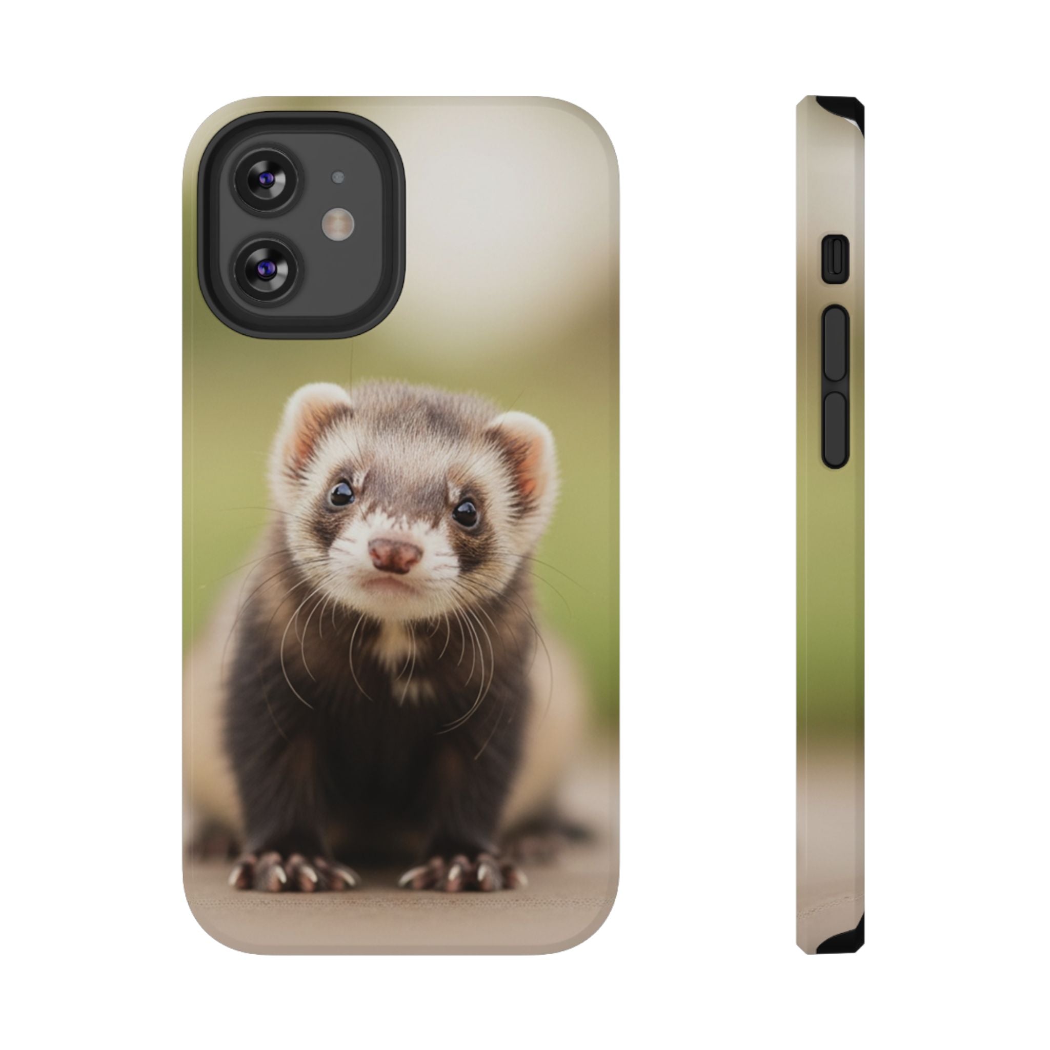 Cute Ferret Portrait Phone Case