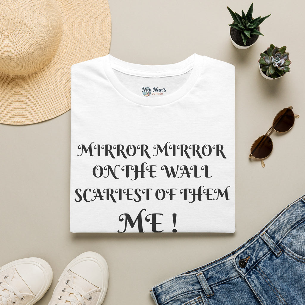Mirror Mirror on the Wall Witch Illustration T-Shirt
