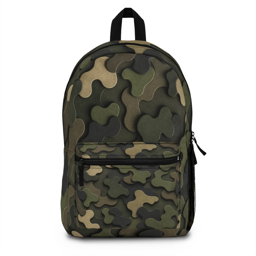 3D Camouflage Pattern Backpack | Army Camo School Bag