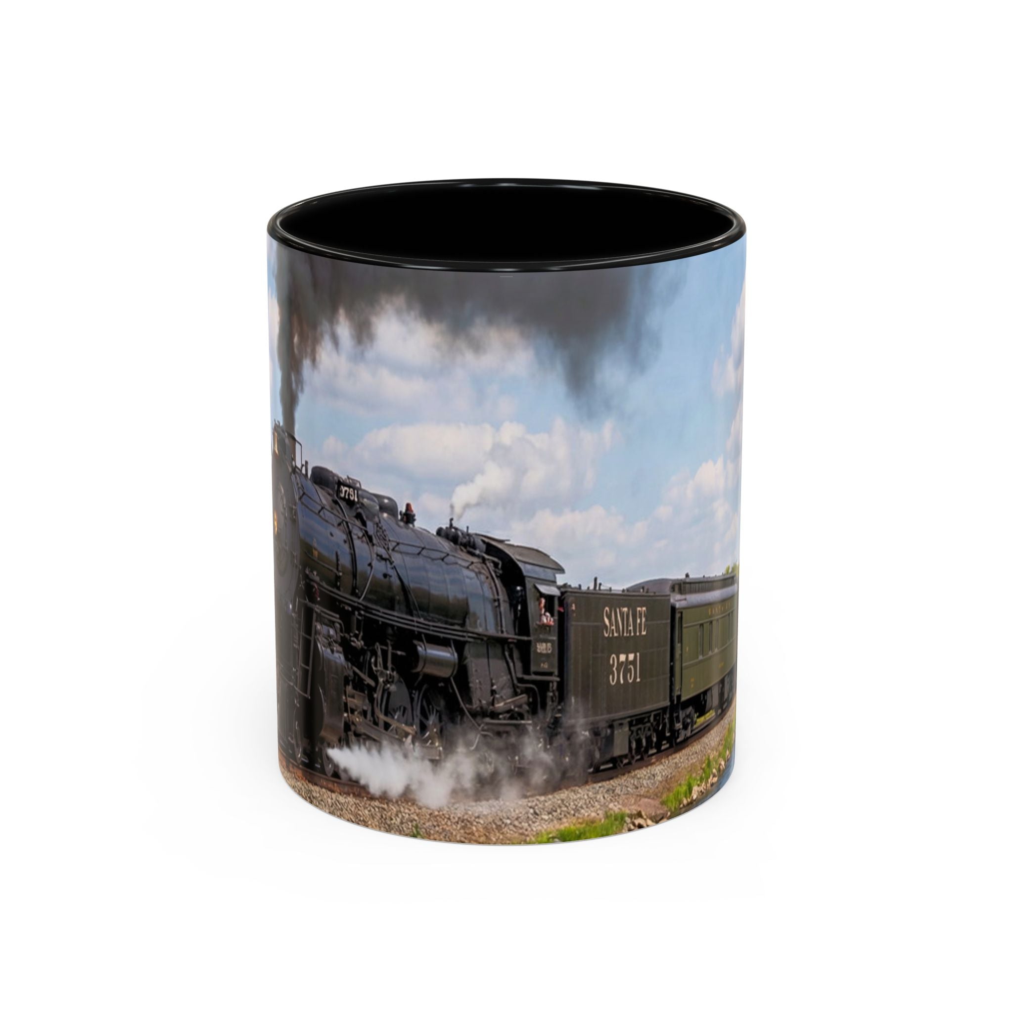 Vintage Steam Locomotive Mug | Accent Coffee Mug 11oz 15oz