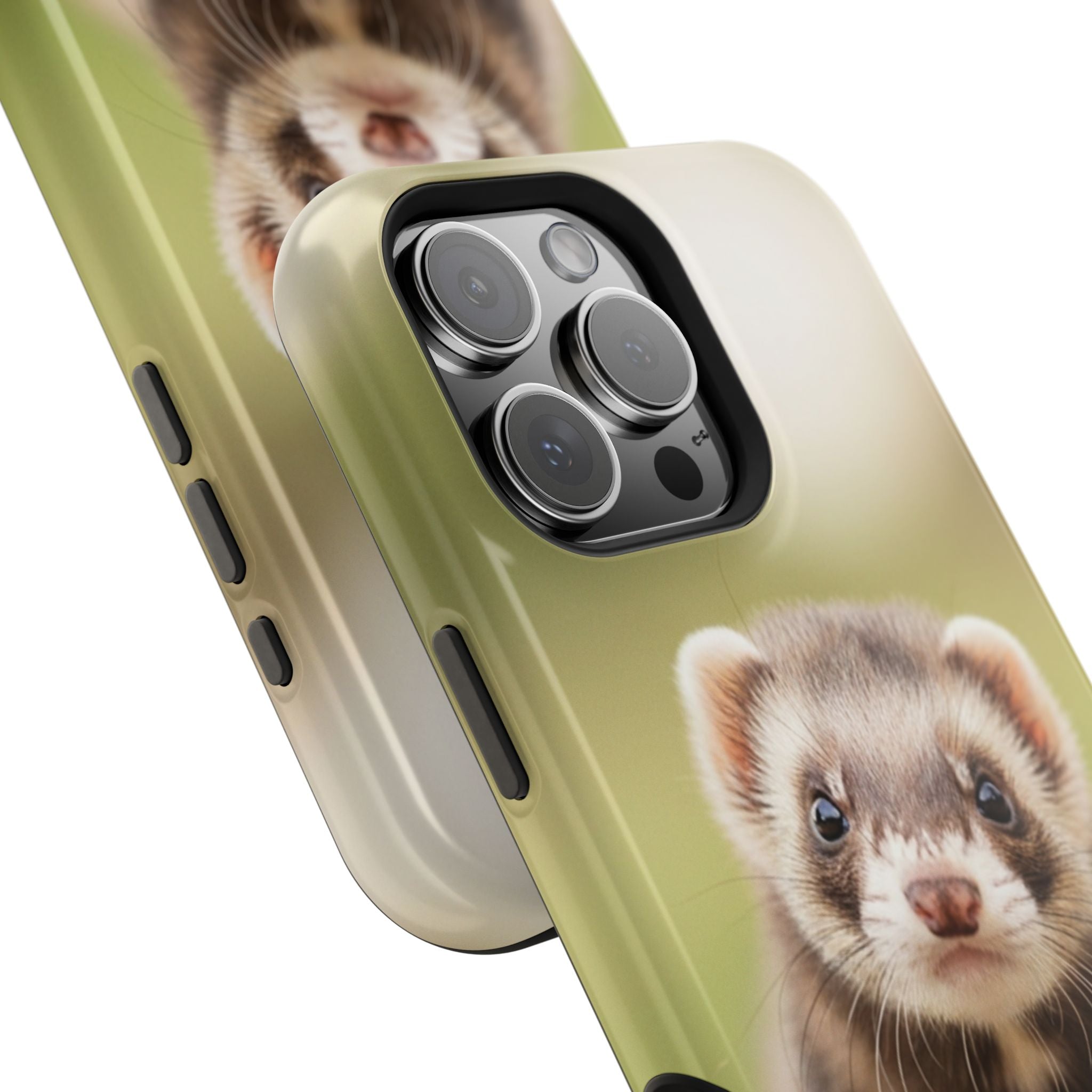 Cute Ferret Portrait Phone Case
