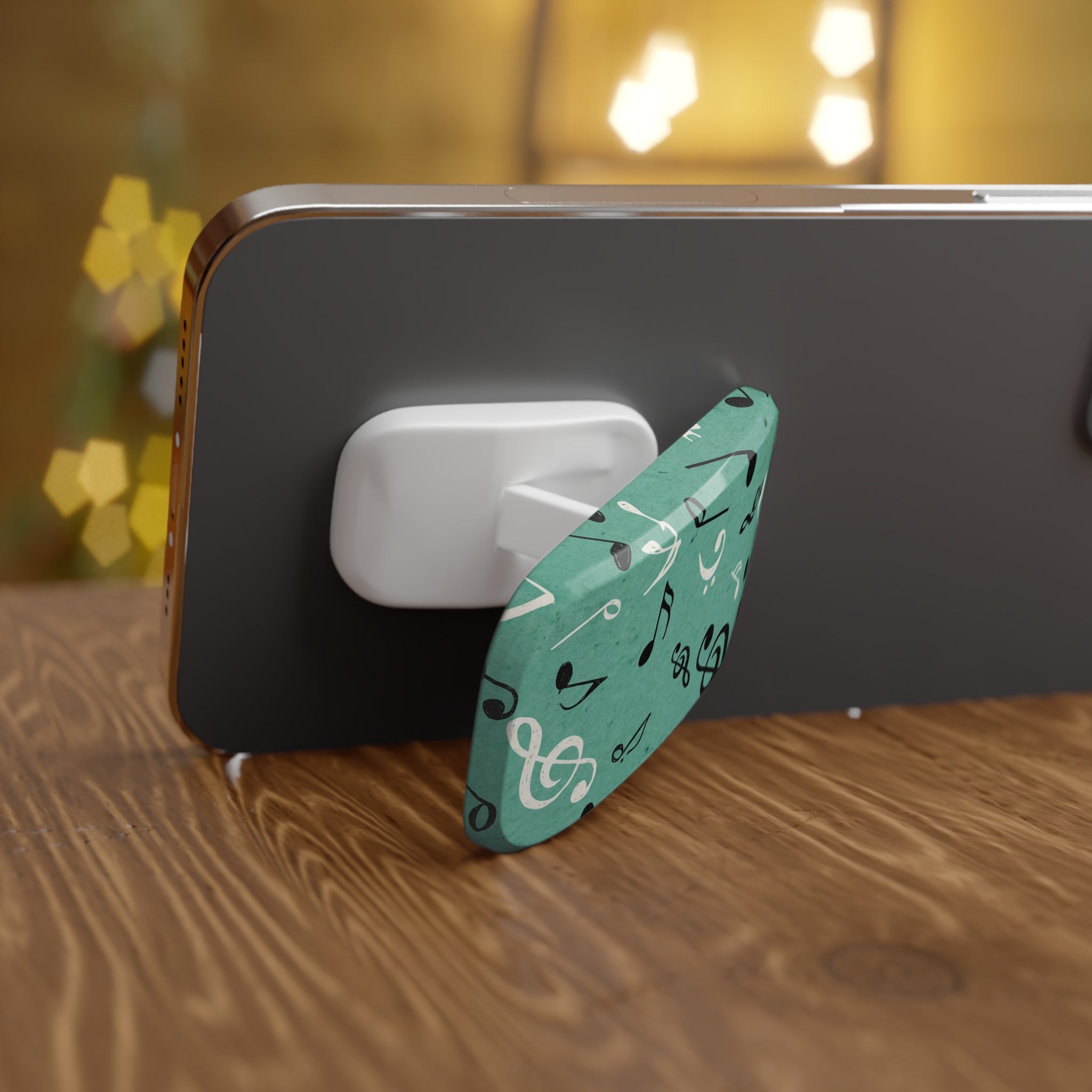 Musical Notes Phone Grip | Click-On Phone Grip