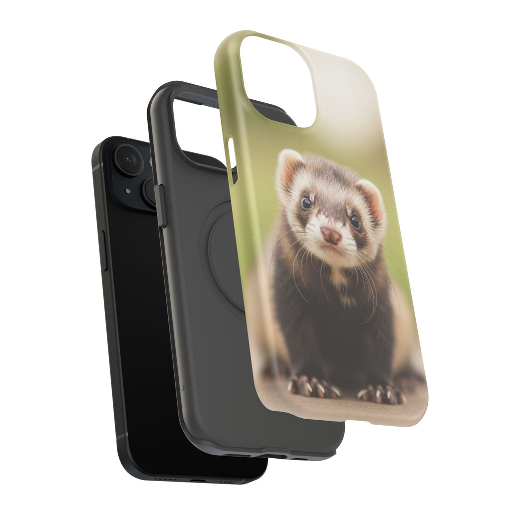 Cute Ferret Portrait Phone Case