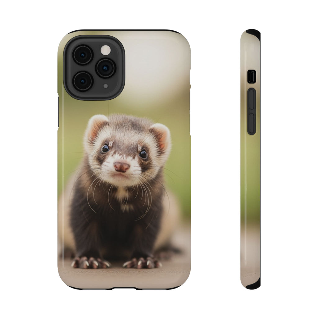Cute Ferret Portrait Phone Case