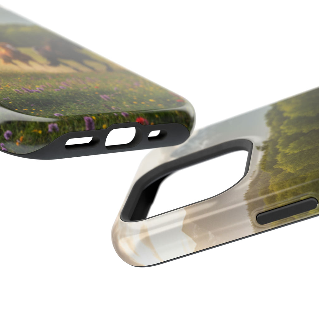 Running Horses Phone Case | Magnetic Impact-Resistant Case