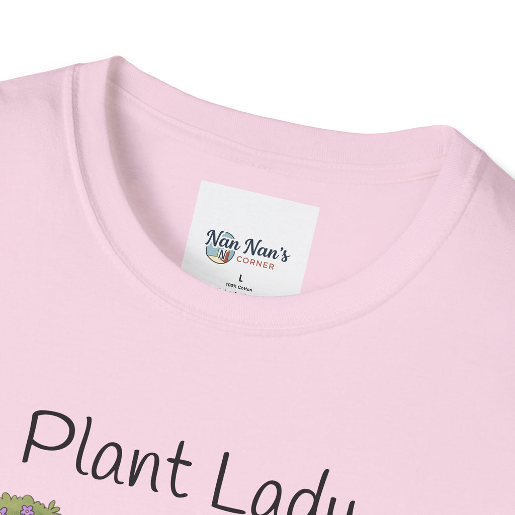 Plant Lady Gardening Unisex Graphic T-Shirt – Funny Plant Mom Cotton Tee