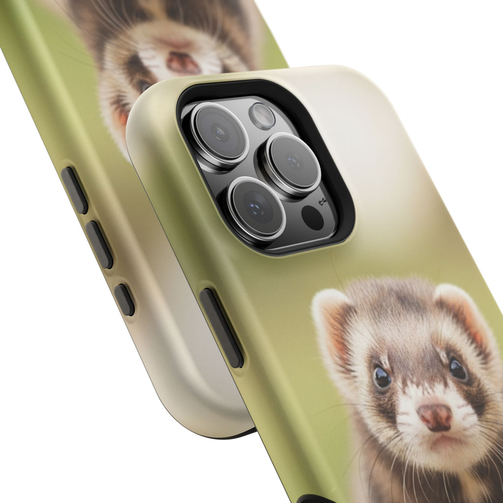 Cute Ferret Portrait Phone Case