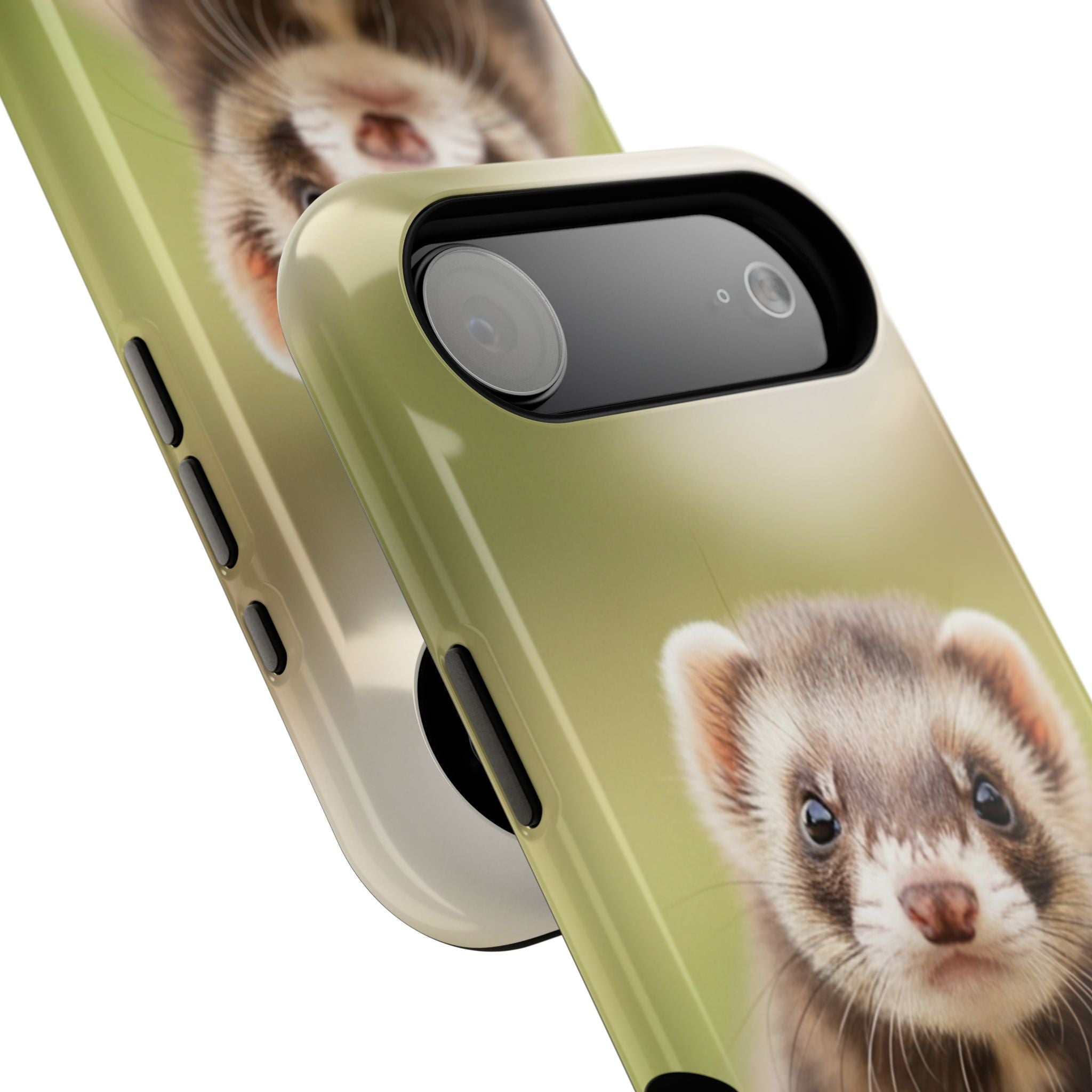 Cute Ferret Portrait Phone Case