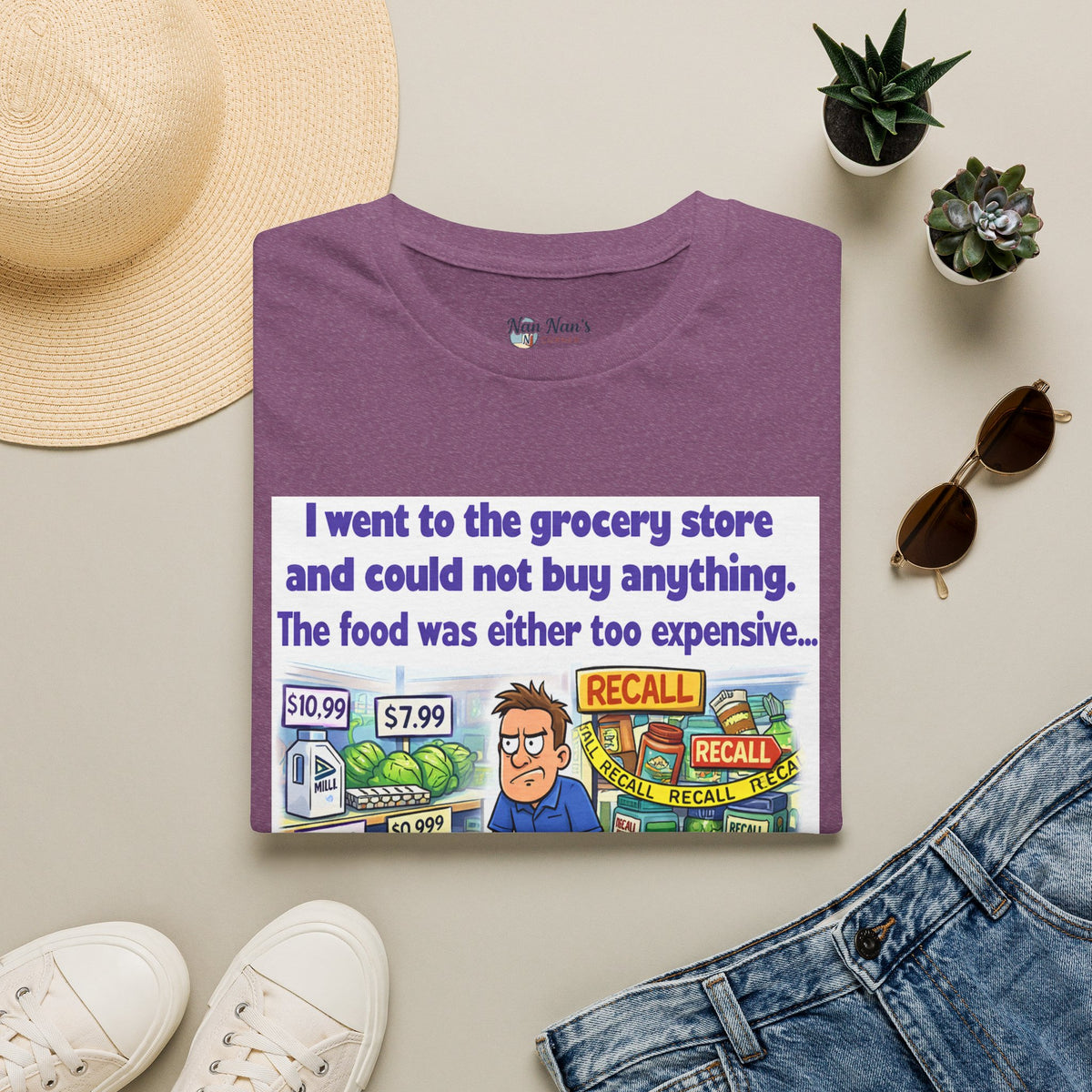 Grocery Prices Unisex Graphic T-Shirt – Funny Soft Style Cotton Tee
