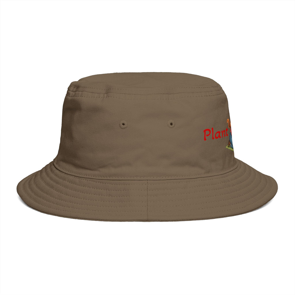 Plant Lady bucket hat | lady planting flowers floral gardening design
