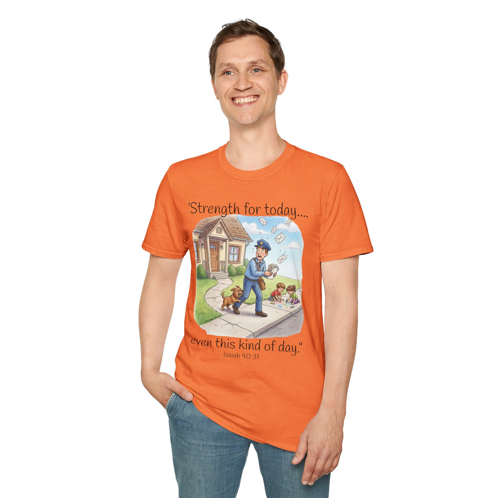 T-Shirt Postal Mail Carrier / Vintage Mailman Illustration Tee