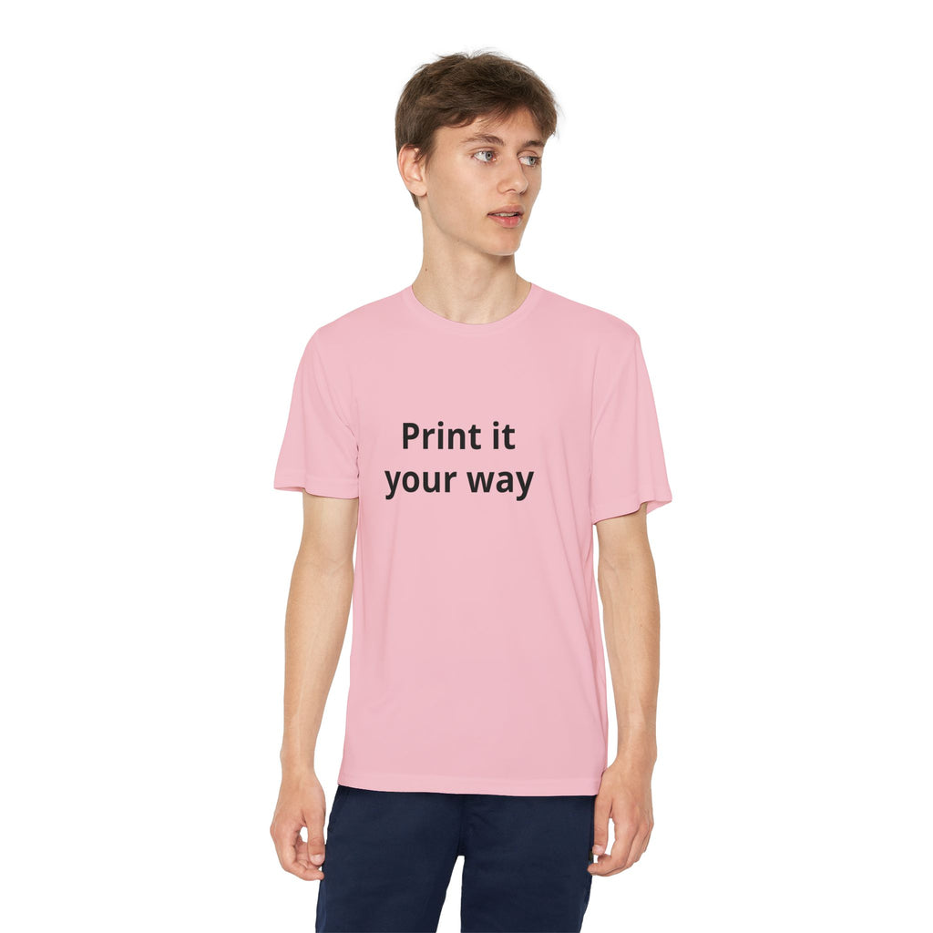 Print it your way Tee | Customizable Youth T-Shirt, Plain White Kids Tee