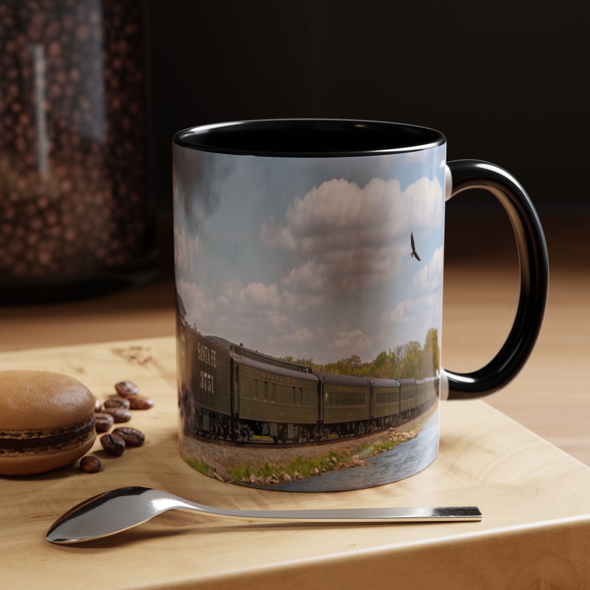 Vintage Steam Locomotive Mug | Accent Coffee Mug 11oz 15oz