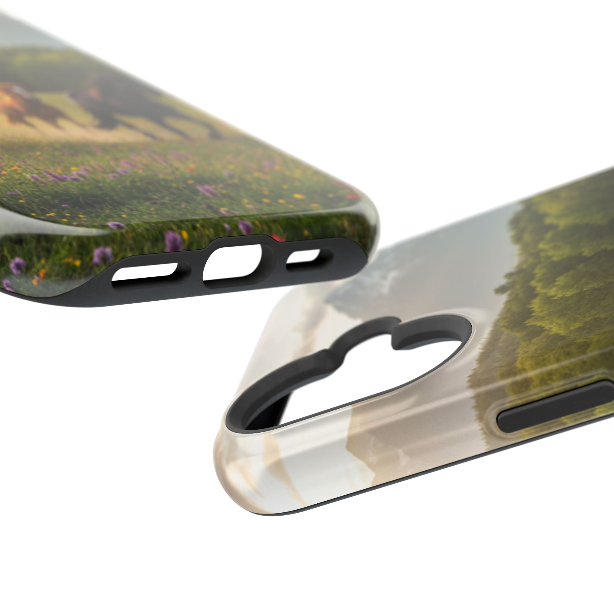 Running Horses Phone Case | Magnetic Impact-Resistant Case